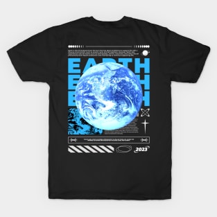 Earth Streetwear T-Shirt - Love the Planet T-Shirt